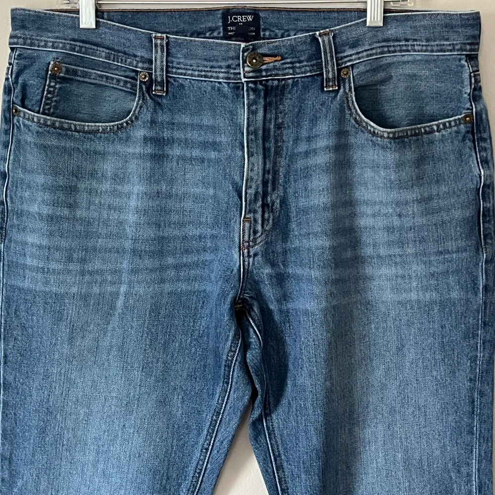J Crew The Sutton Men's Jeans 34X31 Denim Pants Medium Wash 100% Cotton Blue